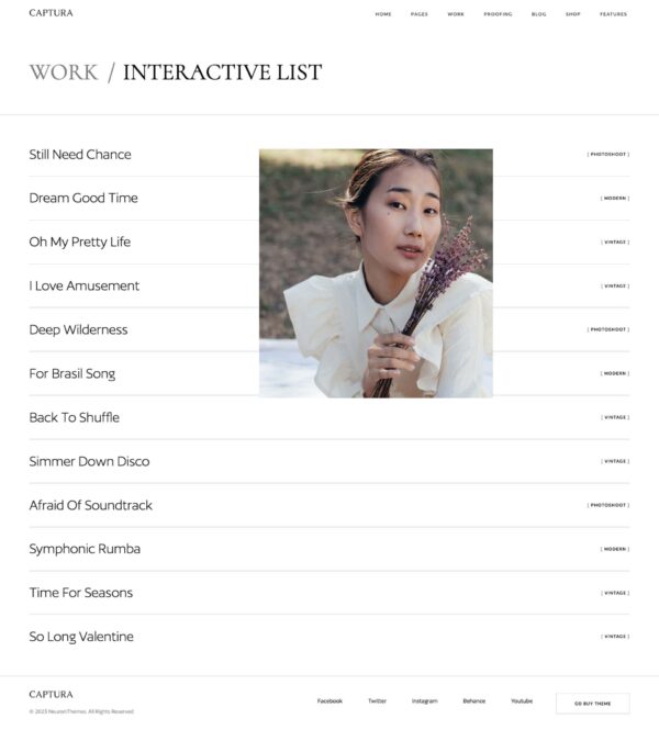 Photography Portfolio WordPress Theme