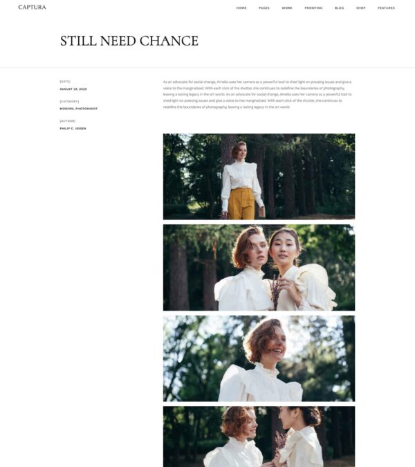 Photography Portfolio WordPress Theme