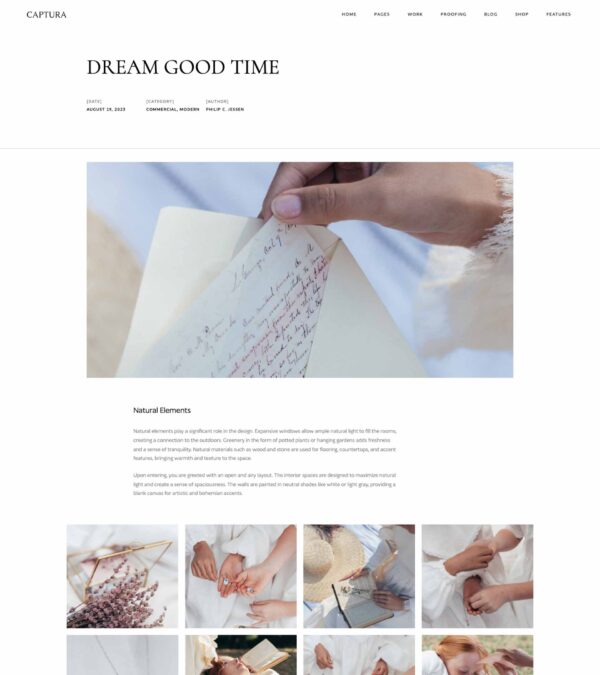 Photography Portfolio WordPress Theme