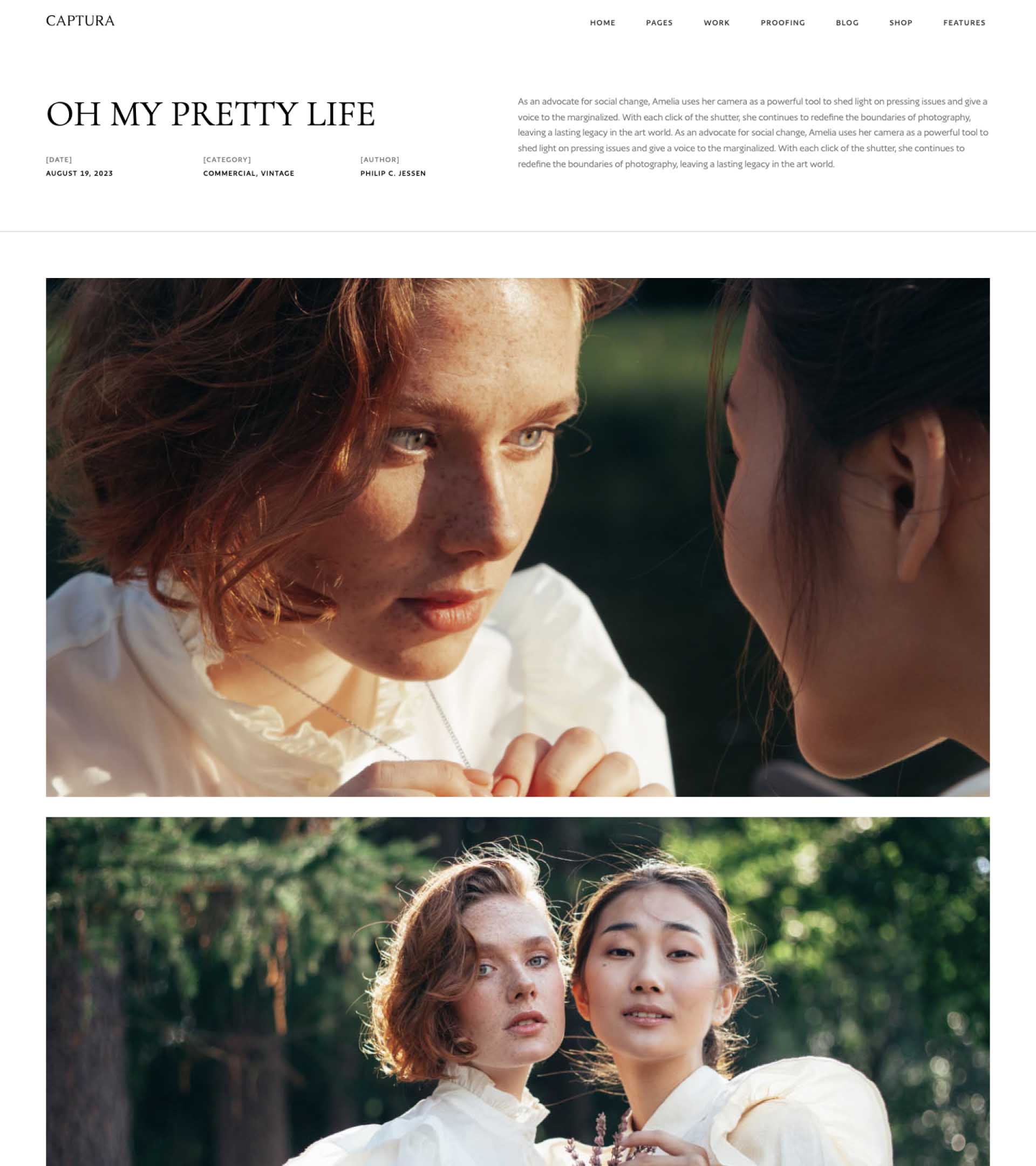 Photography Portfolio WordPress Theme