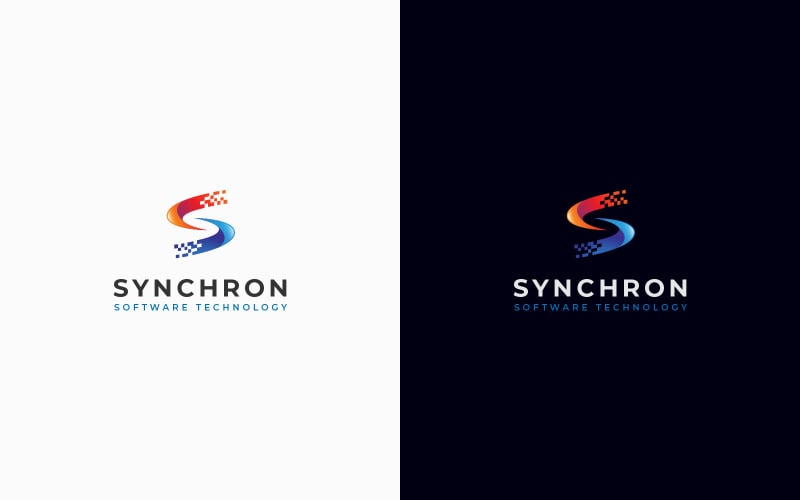Creative Letter S Technology Logo