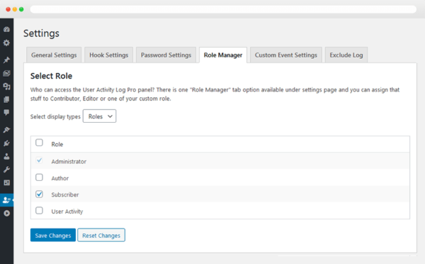 User Activity Log Pro