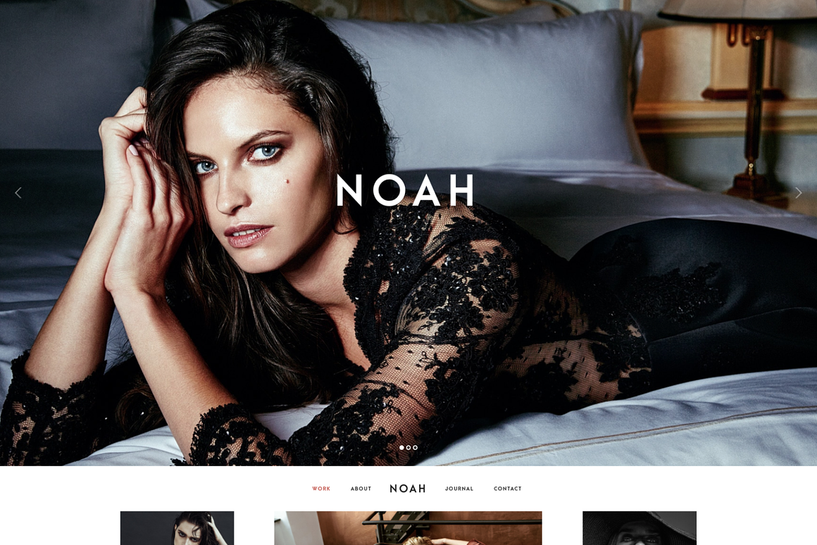 NOAH – Photography WordPress Theme